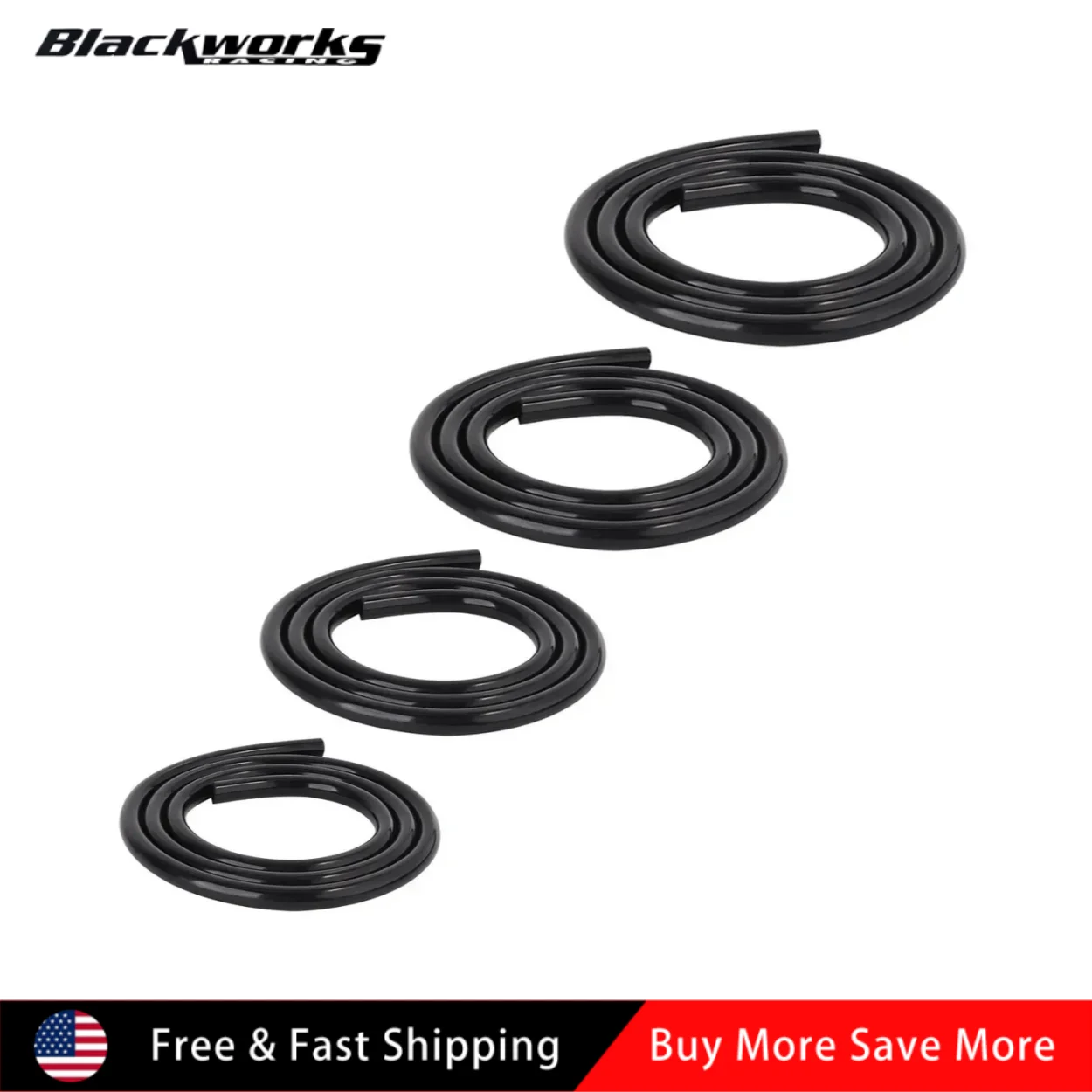 

Комплект силиконовых вакуумных шлангов 5/32" 1/4" 5/16" 3/8" 5FT для автомобильных вакуумных систем и шлангов омывателя лобового стекла