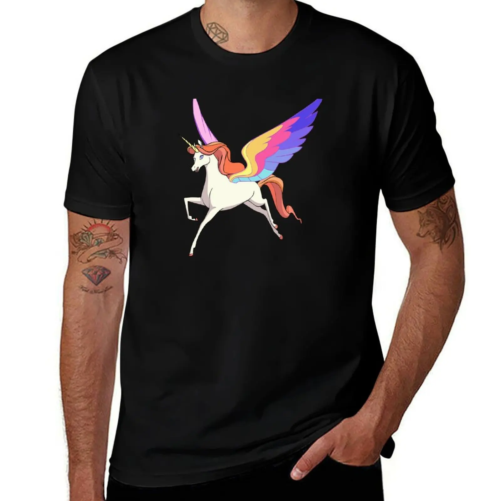 

cotton She-Ra Alicorn 100% Horsey]; shirt [FKA shirt Unicorn T-Shirt t t Swift men Wind Adoras for man
