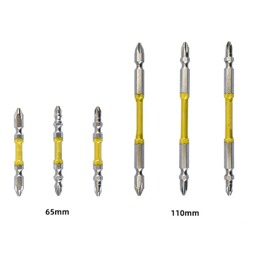 

Набор наконечников для отвертки, 6 шт., магнитные наконечники для отвертки PH2 с двойной головкой, адаптер для отвертки, электрическая отвертка 65-110 мм