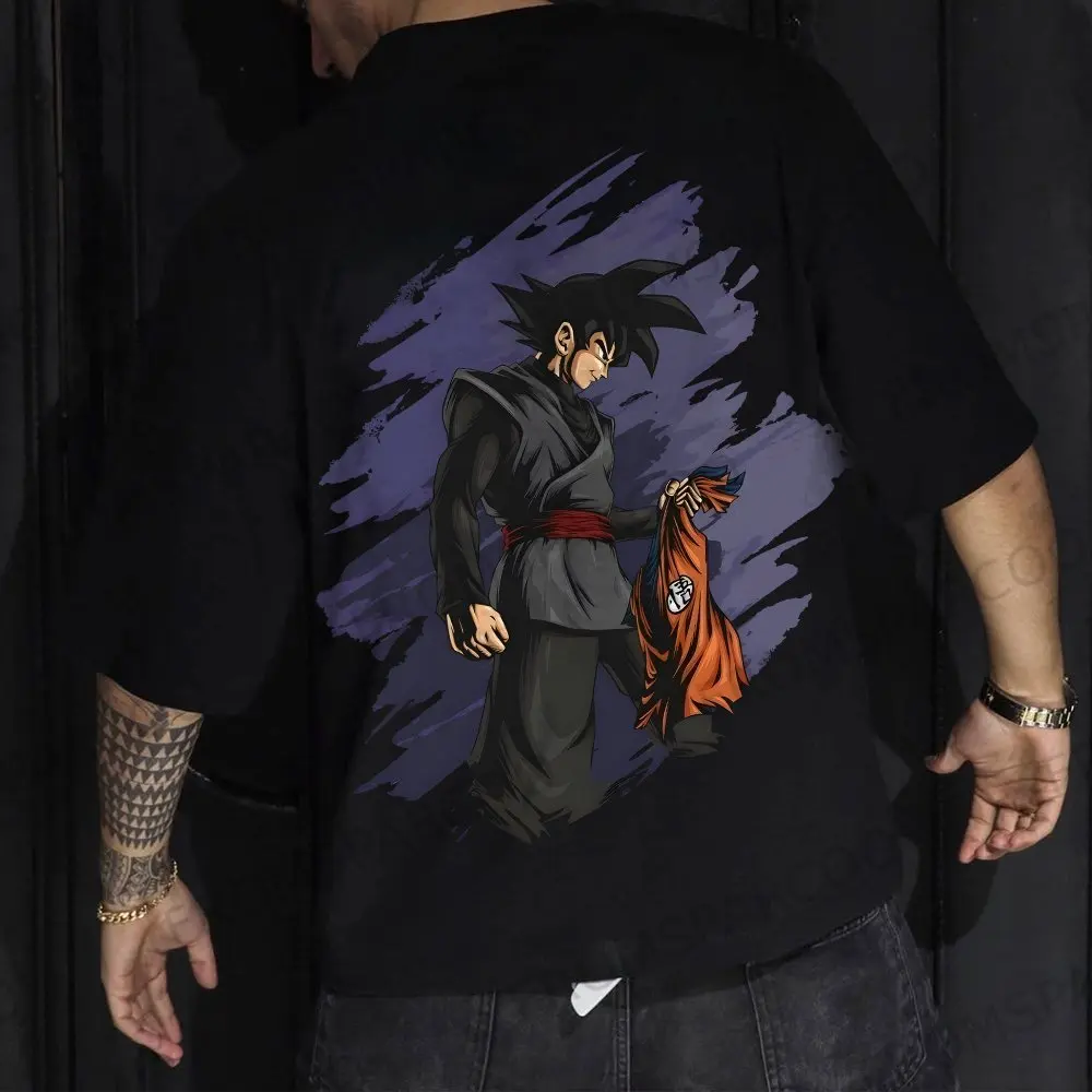 ドラゴンボールトレンド半袖夏トレンド快適スポーツカジュアル半袖人気カップル服半袖半袖