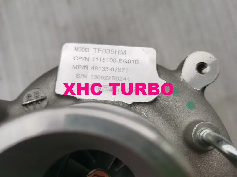 NEW GENUINE TF035HM 49135-07640 07670 1118100-EG01T EG01B Turbocharger for Great Wall C50 V80 HAVAL H6 GW4G15T 4G15B 1.5L 98KW