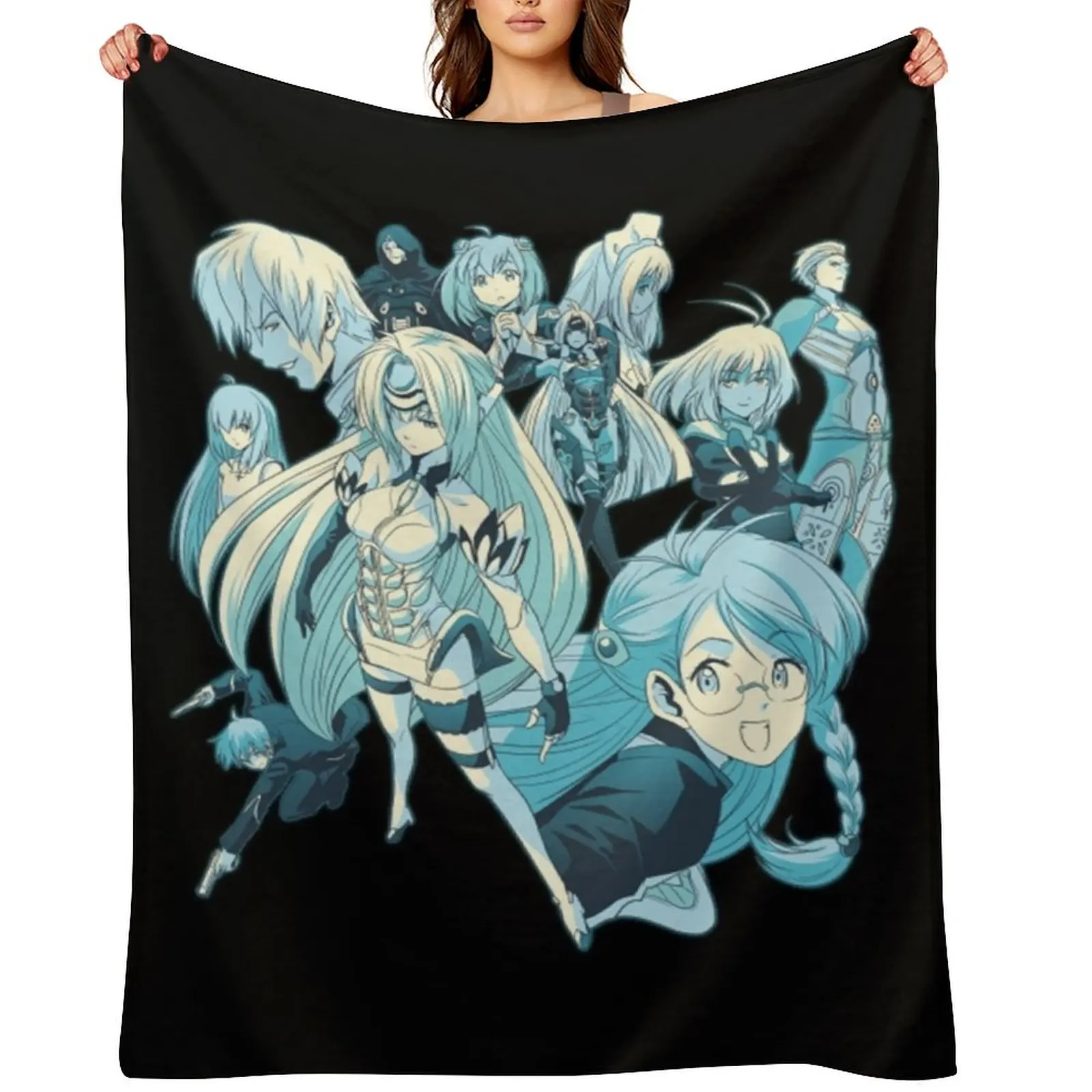 

Xenosaga Throw Blanket Beautifuls Soft Beds Blankets For Sofas Plush Blankets
