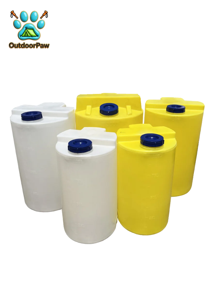 Thickened PE plus medicine bucket Plastic mixing bucket with motor metering pump Sewage treatment solution bucket Acid