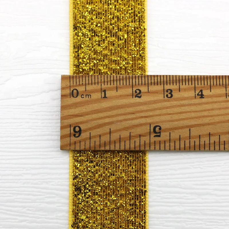 (10 Meters/roll) 1\'\' 2.5cm Powder Coated Velvet Ribbon Wholesale Gift Packaging Decoration Christmas Lace Ribbon Holiday Party