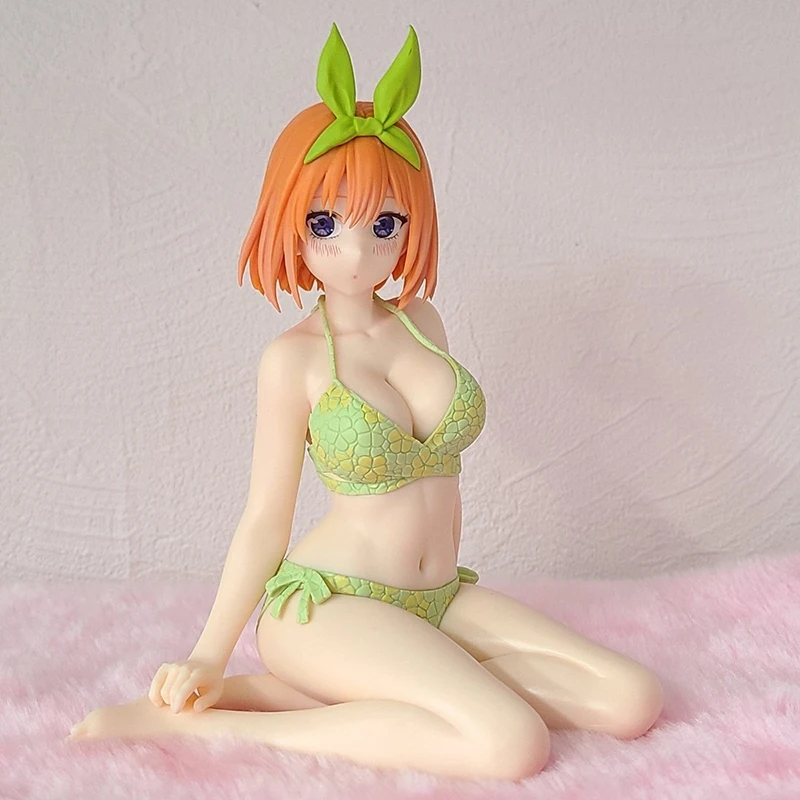 In Stock Anime Figure Original 12cm BANPRESTO Celestialvivi The Quintessential Quintuplets Nakano Yotsuba Model Toy Gifts