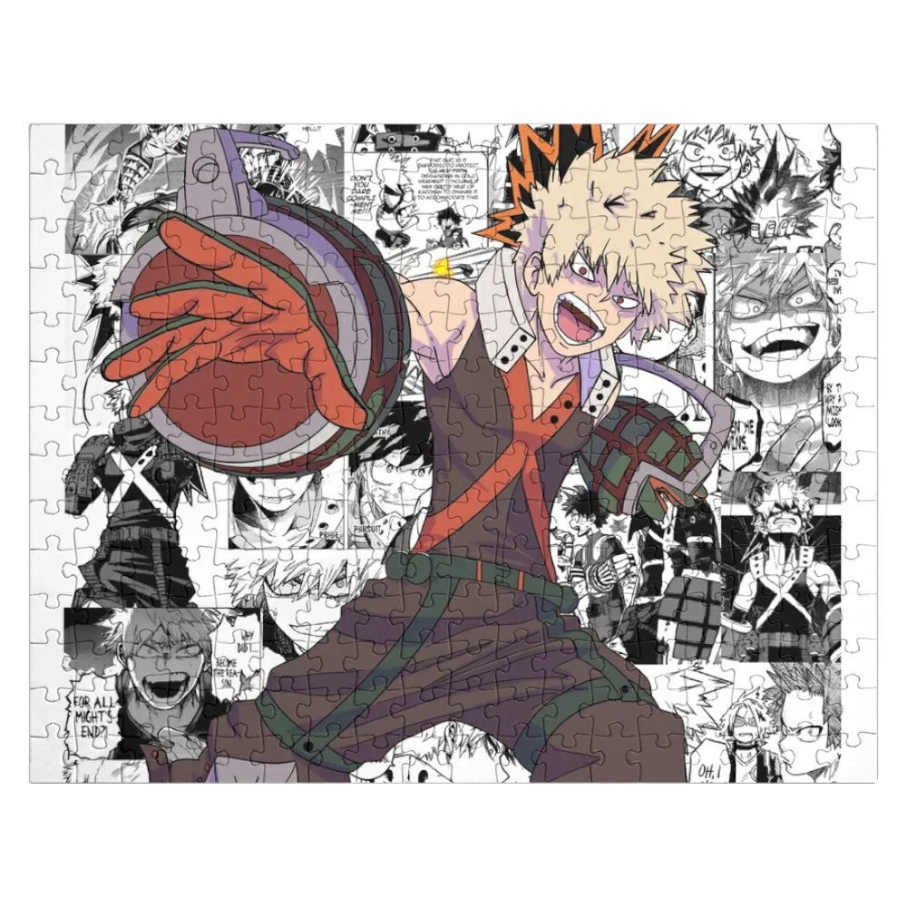 Bakugou Collage Jigsaw Puzzle Custom Jigsaw Wooden Compositions For Children