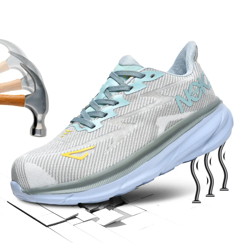 Легкая защитная обувь, мужские кроссовки со стальным носком, противоударные, противоударные, рабочие защитные ботинки, модная мужская рабочая обувь, защитная обувь Легкая защитная обувь, мужские кроссовки со стальным носком, противоударные, противоударные, рабочие защитные ботинки, модная мужская рабочая обувь, защитная обувь