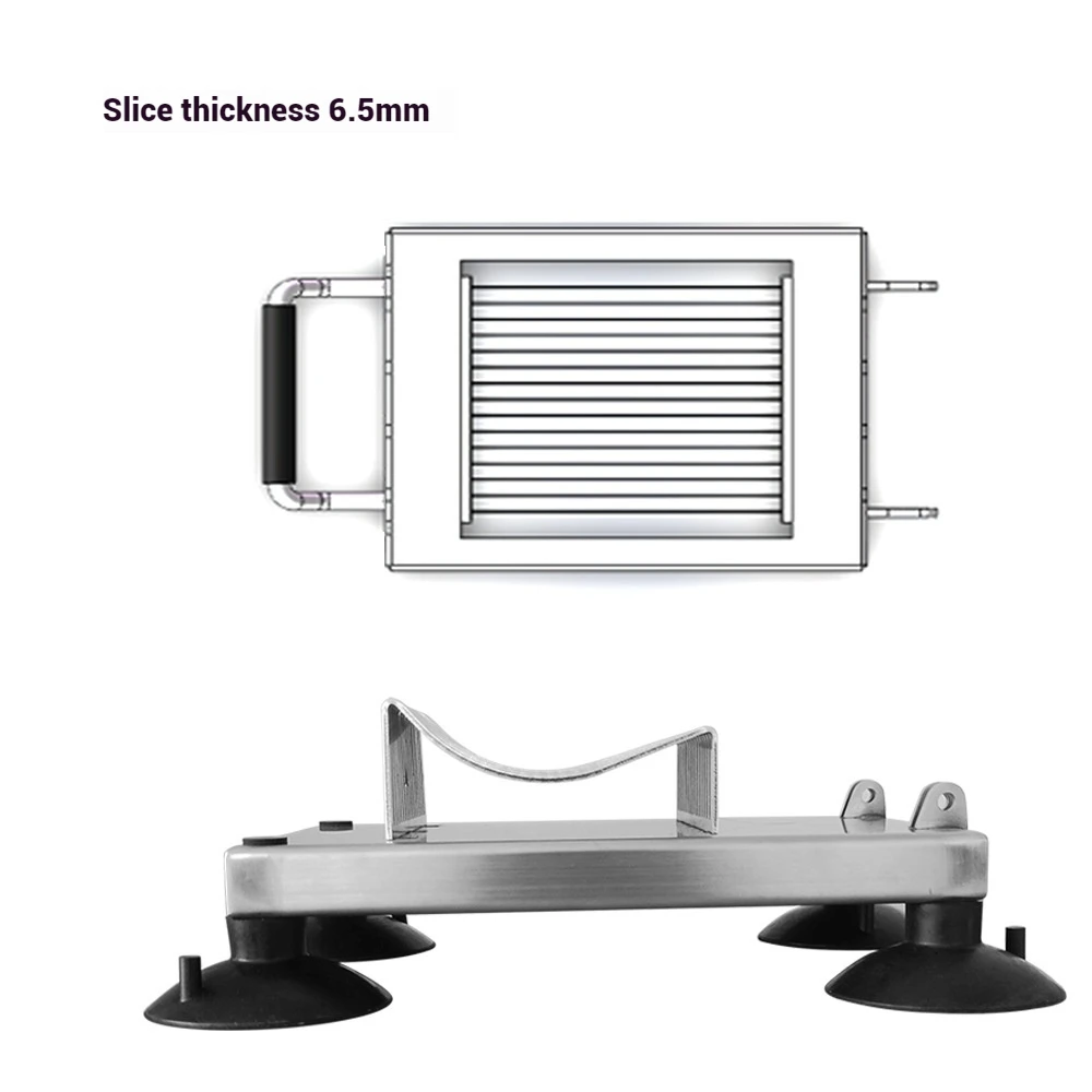 6.5/13 مللي متر سمك دليل الفولاذ المقاوم للصدأ قطاعة الخضار المطبخ البطاطس الجزرة البصل دليل الفاكهة جديد متعدد الوظائف القطاعة