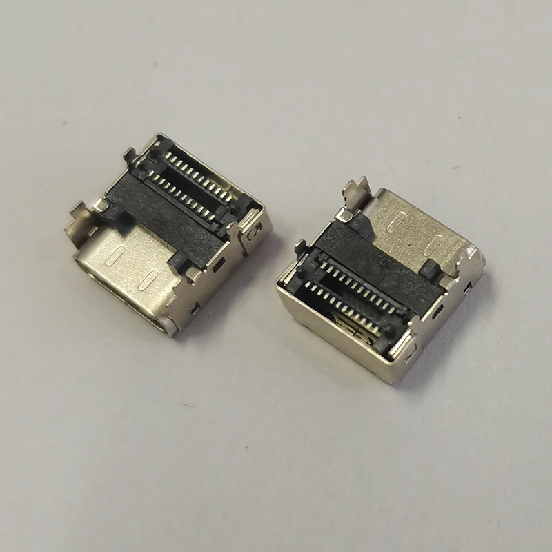 2PCS Neue LOTES AUSB0528-P003A TYPE-C H3,4 MM 24PIN SMT Patch USB C Typ C Plus Hohe 4 Pin Direkte einfügung Zweireihig Stecker – Detail 2