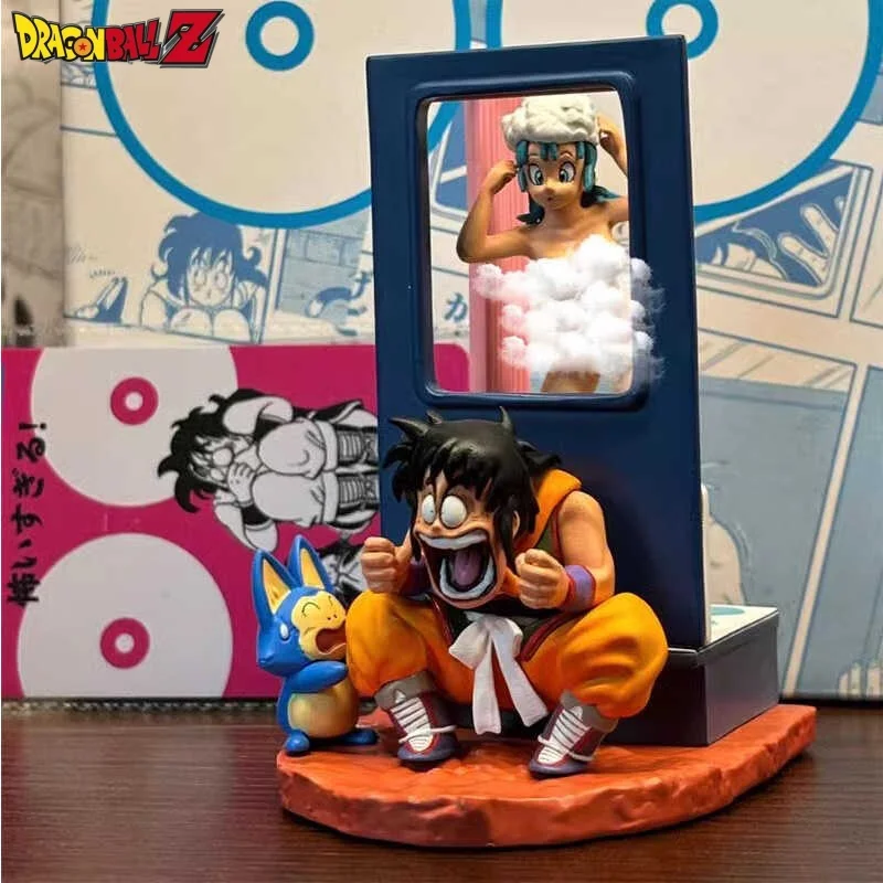 9cm Dragon Ball Z Figure Puar Yamcha Anime Figurine Bulma Action Figures Pvc Statue Doll  Collectible Models Toys Birthday Gifts