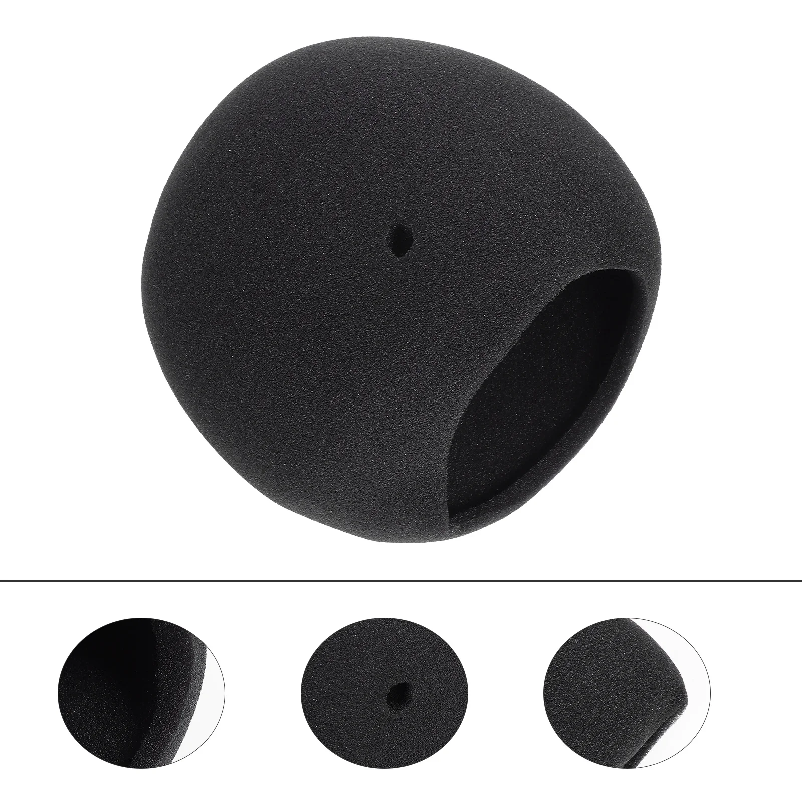 

Windproof Sponge Mic Cover For Snowball Microphone Noise Reduction Outdoor Recording Microphone Accessory Ktv Singing