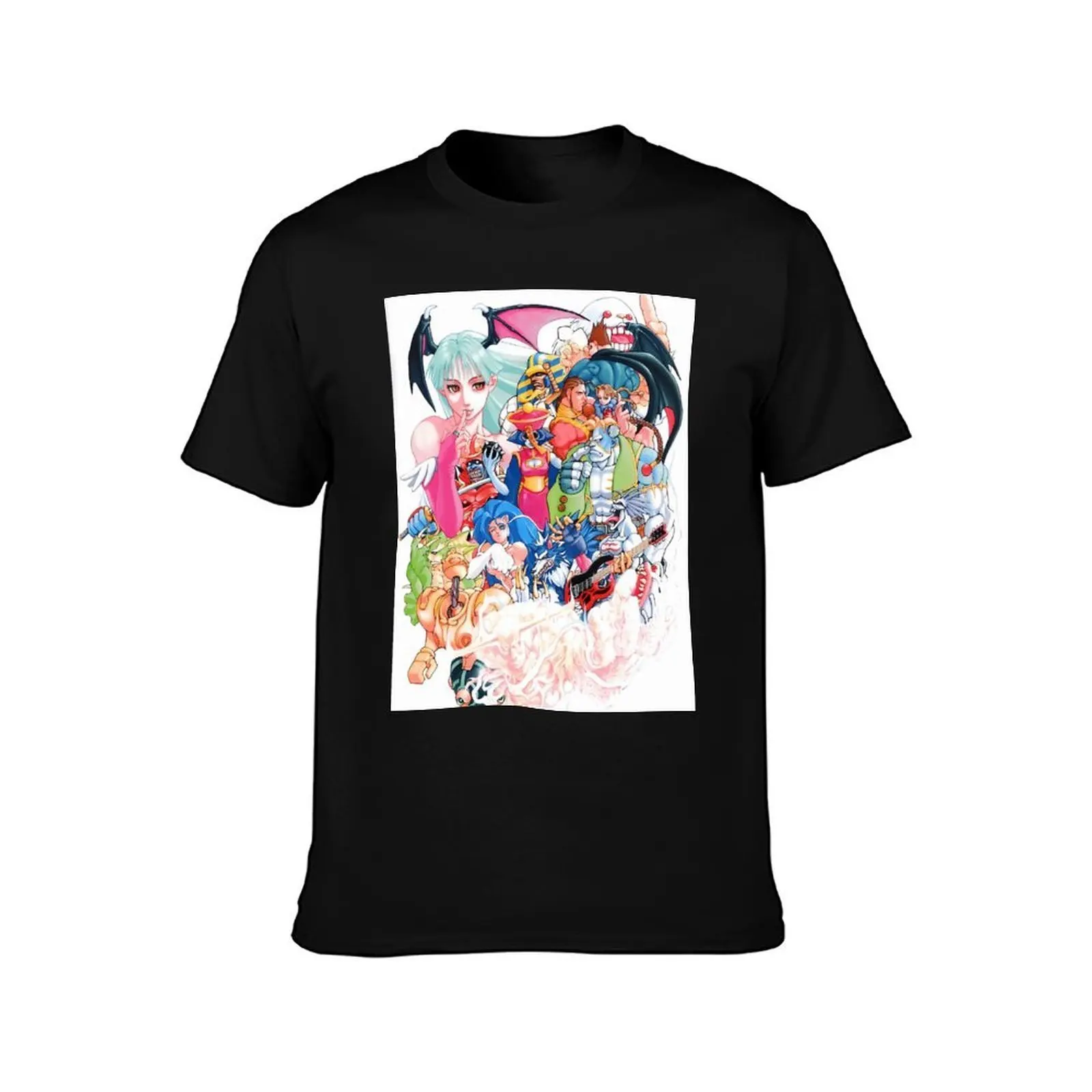 Darkstalkers T-Shirt Soft Touch Basic Cotton T-Shirt