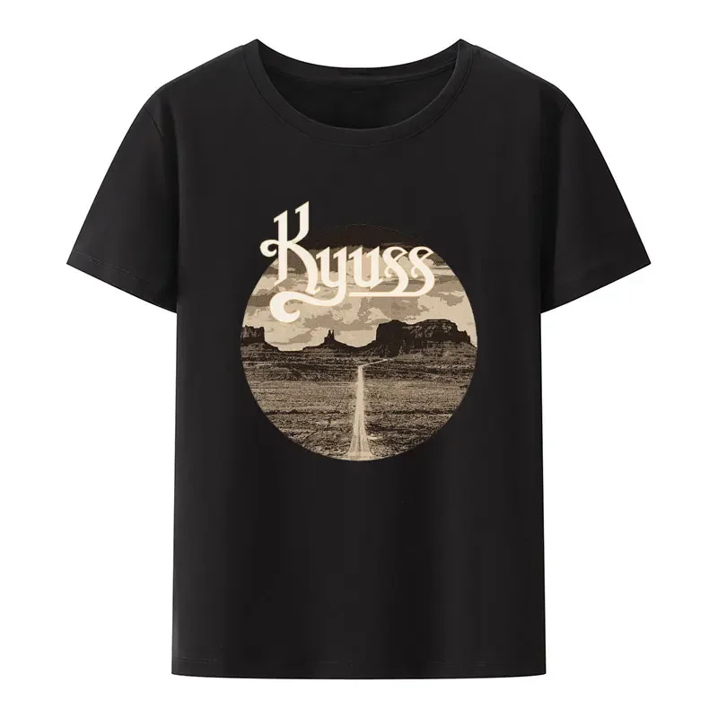 Men's Shirts Humor Creative Short-sleeve Hipster Streetwear Kyuss Black Widow Stoner Rock Queens of The Stone Modal AgeT-Shirt