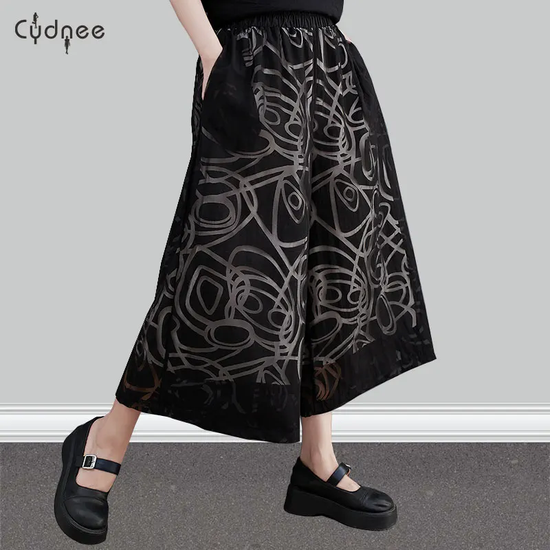 Yoga Pants Womens Wide Leg Palazzo High Waisted Lounge Patchwork Plus Size Capris Oversized Jumpsuits Casual Loose Fit Culottes