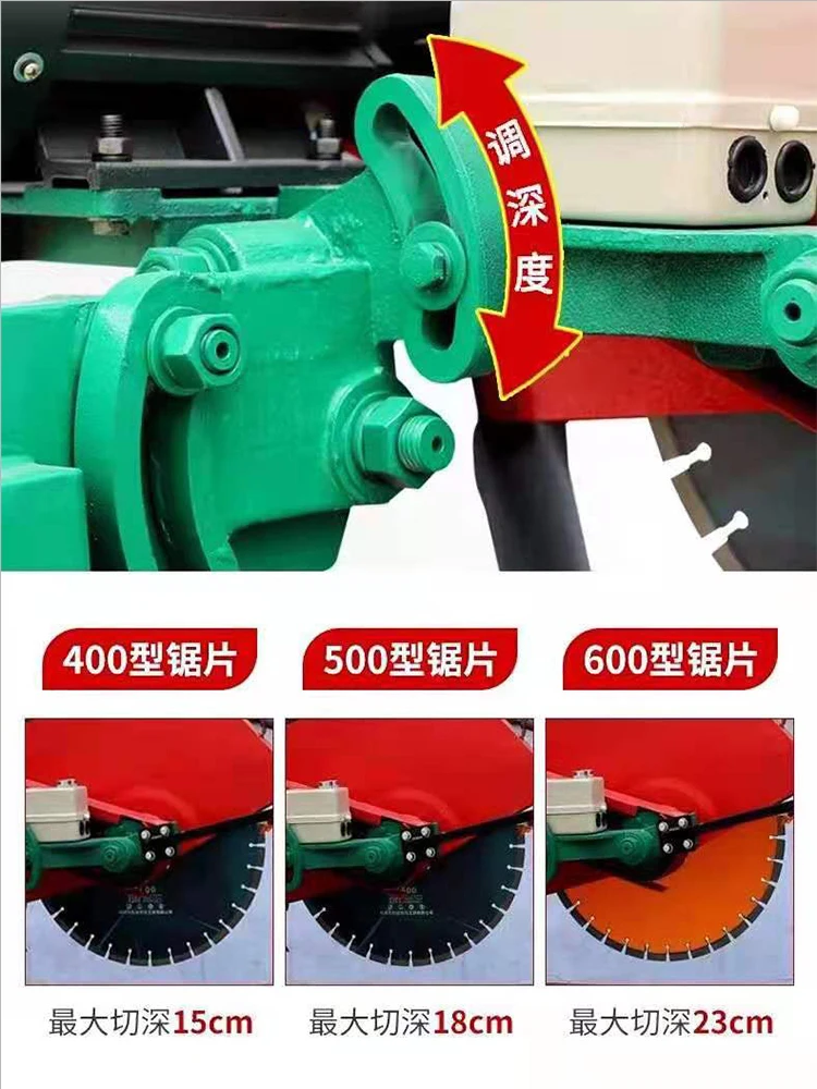 Desktop stone cutting machine Electric multi-function automatic refractory brick granite marble platform dust-free stone cutting