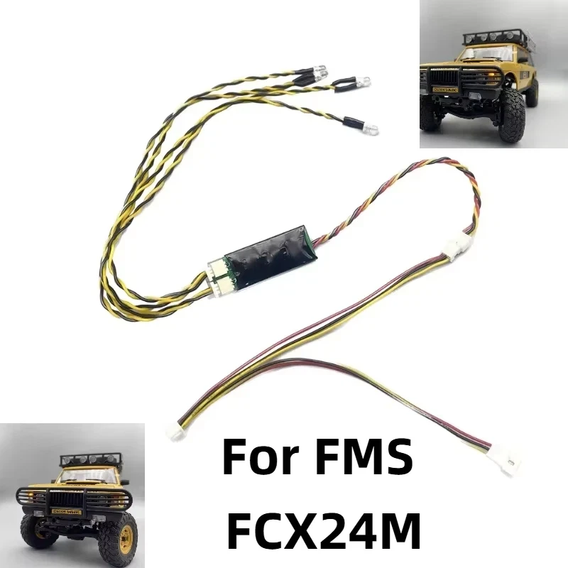 

Rc Car Linkage Turn Signal Kit For FMS FCX24M Camel Cup Range Rover Discovery Crawler Plug And Play Upgrade Accessory