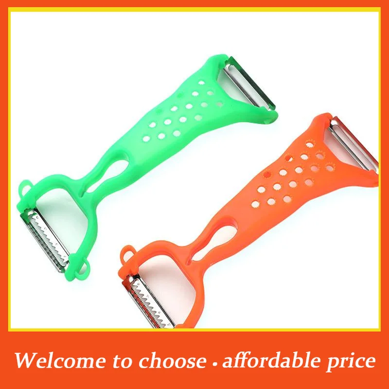 #Multifunctional Dual Head Vegetable Peeler Sharp Stainless Steel Blades Rustproof Easy to Use for Kitchen Veggie Fruit Peeling