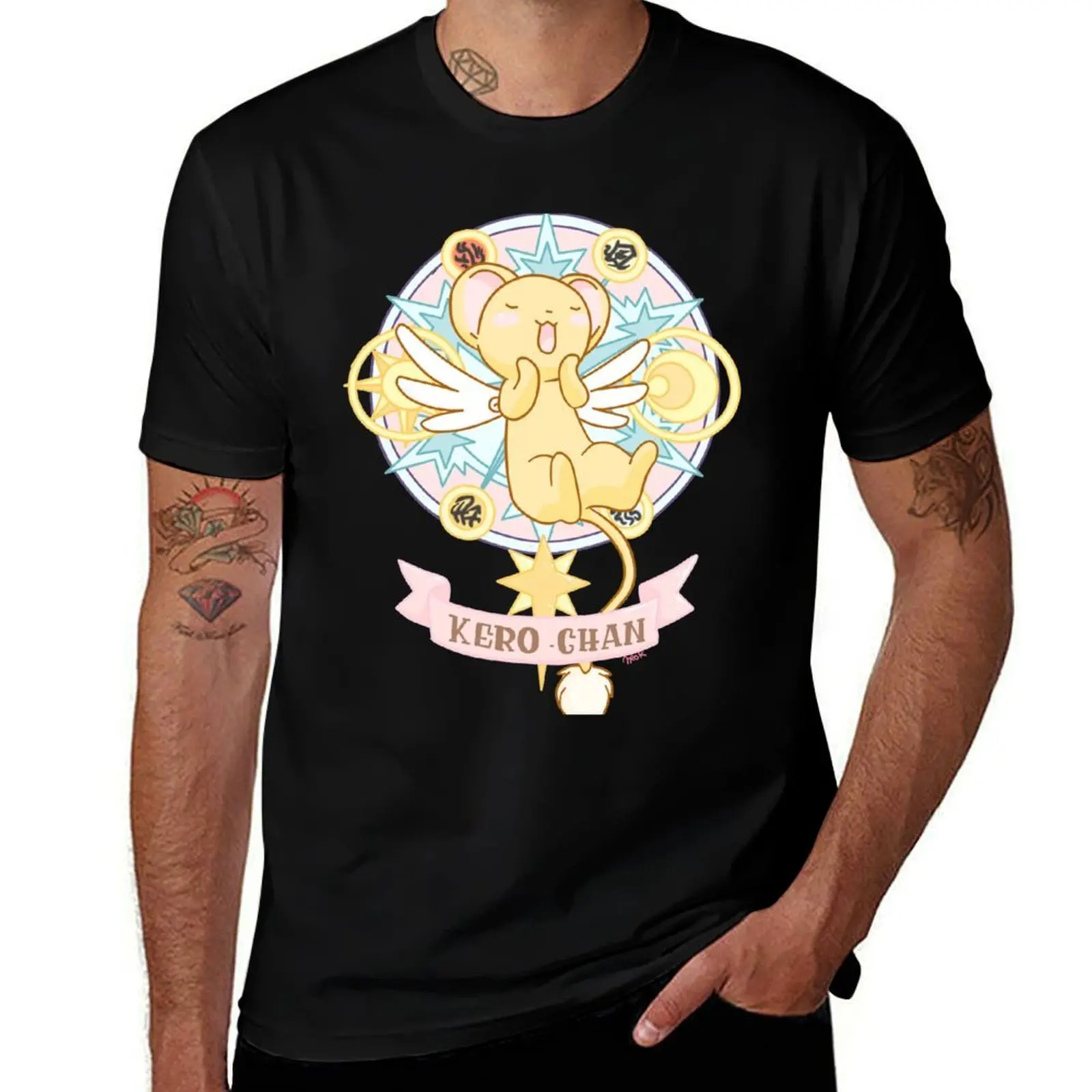 cardcaptor sakura kero chan magic clear circle T-Shirt Novelty Graphic Tee Shirt T-Shirt