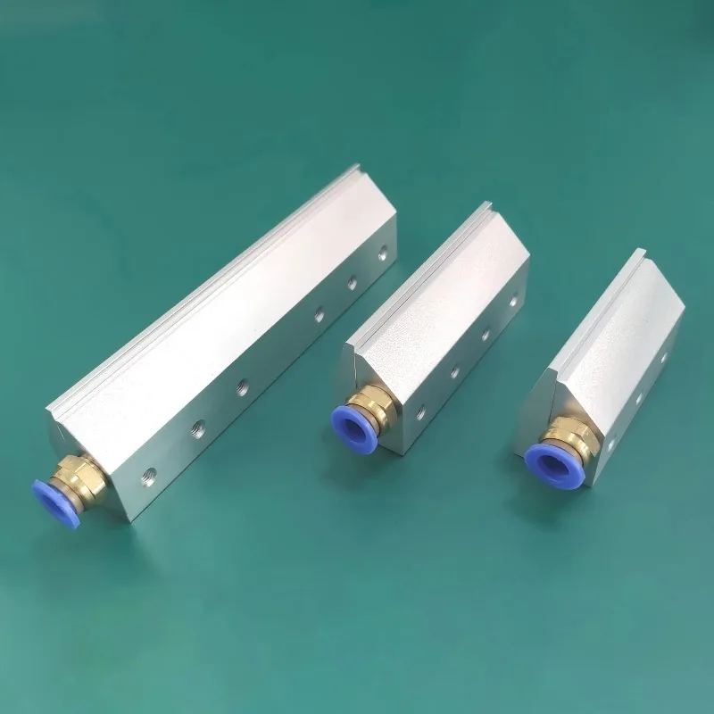 Aluminium Alloy Compressed Super Air Knife 30-550mm Industrial Air Blowing Nozzle Pneumatic Cleaning Blower Equipment Parts