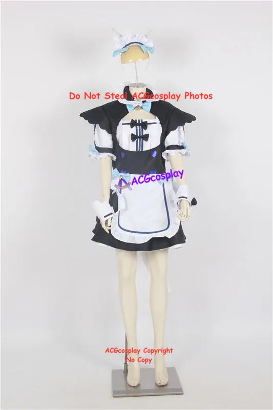 Neko Para Vanilla Cosplay Costume dress acgcosplay include headgear and tail