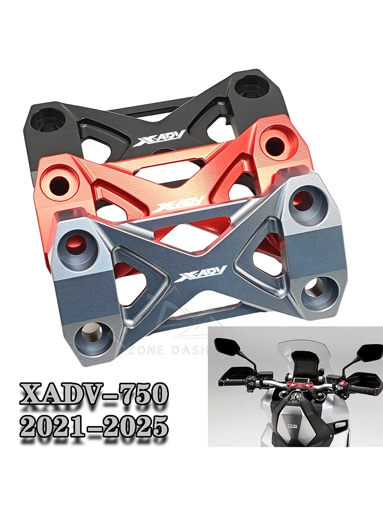 For Honda X-ADV XADV 750 XADV750 Motorcycle Accessories Handlebar Riser Up Back Move Support Handle Bar Riser Mounting Clamp