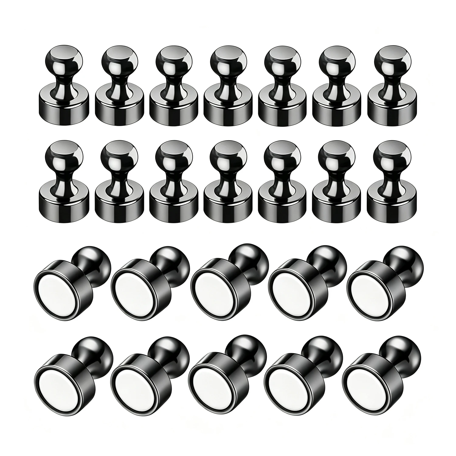 N52 Super Strong Neodymium Magnetic Pushpins Sucker Thumbtack Durable Steel Magnet Push Pin for Refrigerator Whiteboard