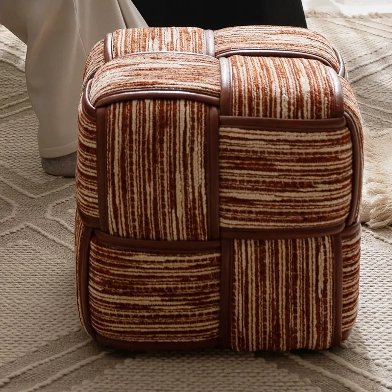 Luxury Portable Arcade Stool Living Room Chairs Small Floor Entrance Stool Salon Gaming Minimalist Interior Home Accessories view 3