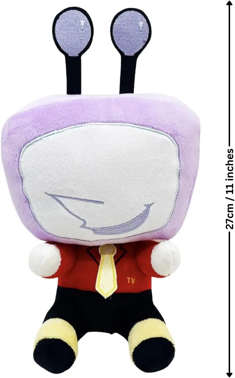 Deltarune knuffel, gevulde pop zachte pluche figuur, collectible game room decor, paars rood geel pluche, cadeau voor gamers en fans