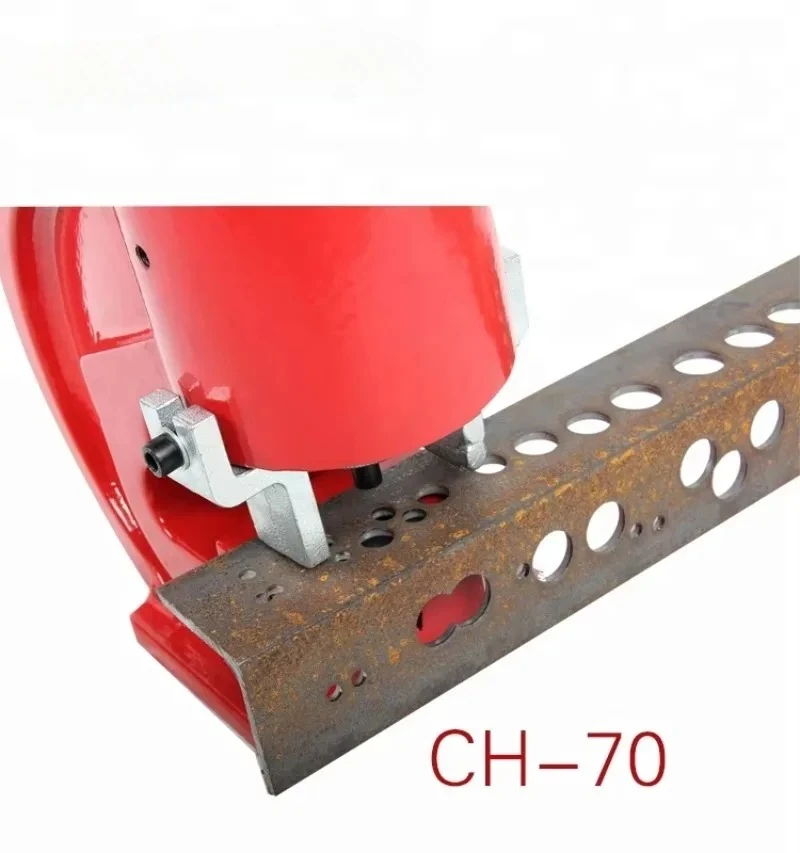 CH-70 Port  le 10mm Sheet Metal Hydraulic Punch Electric Hydraulic Hole Puncher Hydraulic Busbar Punching