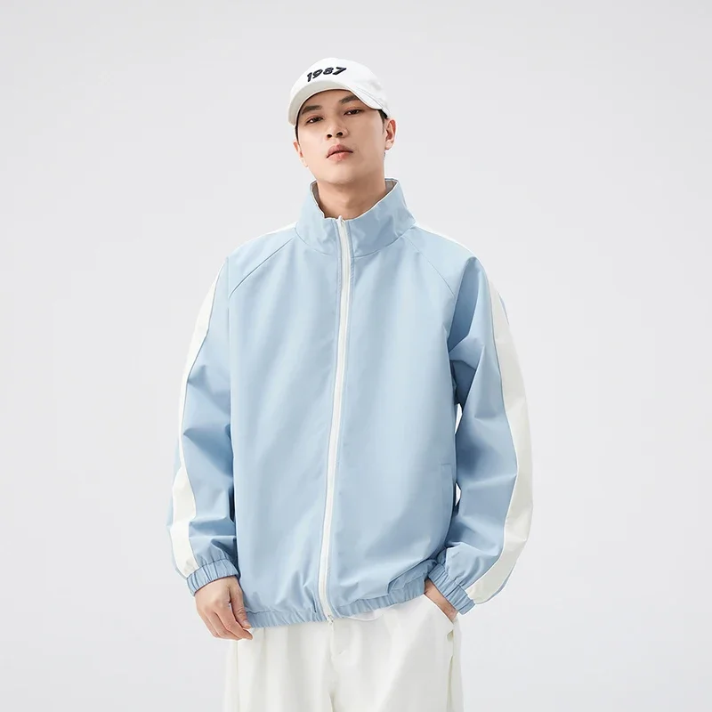 

Man Leisure Jacket New Bomber Jacket Streetwear Casual Spring New Windbreaker Trend Loose Autumn Baseball Jacket Clothes 7907