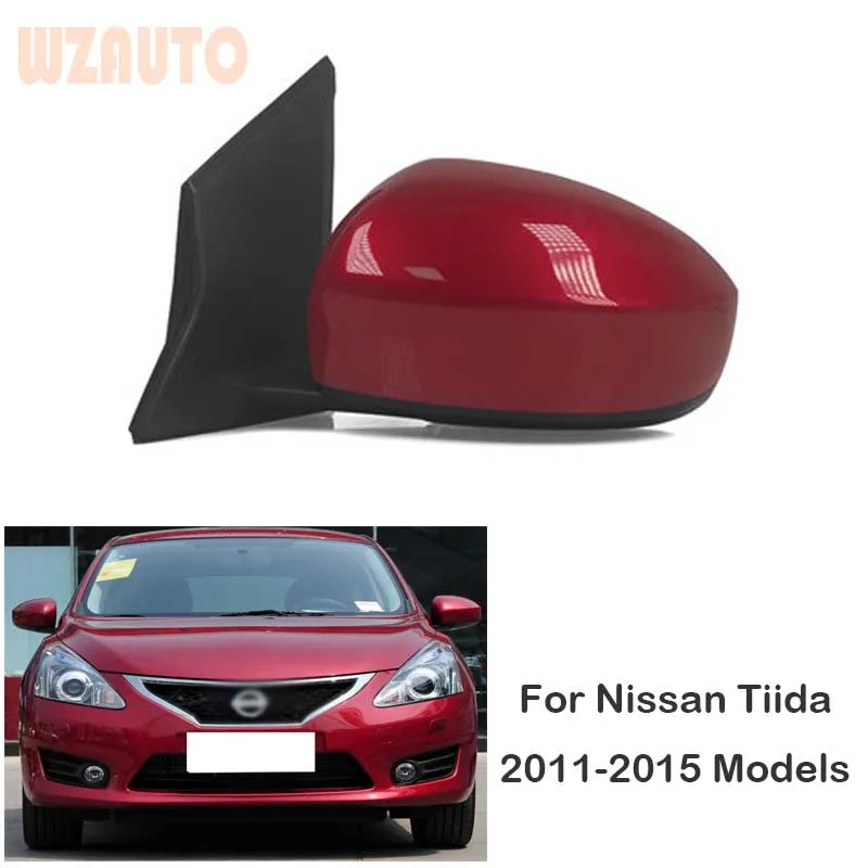 

Auto Door Wing Side Rearview Mirror Assembly Exterior Mirrors For Nissan Tiida 2011 2012 2013 2014 2015