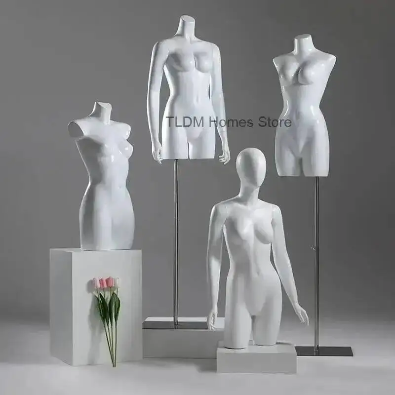 

Clothing Human rack women's Full Mannequins sexy for Body Half-length Panties Model Display Underwear Store Bra Body Model Props