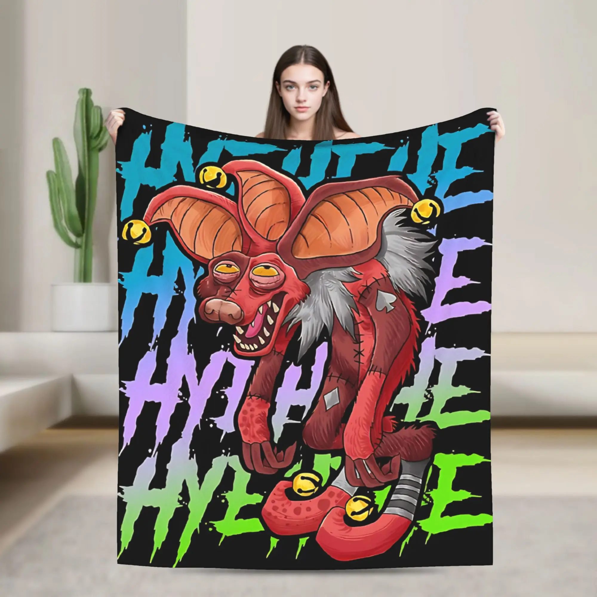 My singing Monsters Hyehehehehehe Blankets  Travel Flannel Throw Blanket For Outdoor Warm Soft Custom Quality Bedspread