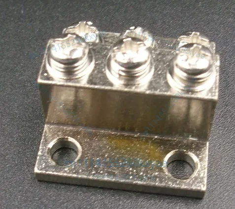a-2 double-layer grounding terminal m4-6 slot grounding copper busbar a type 3+3 grounding busbar copper block
