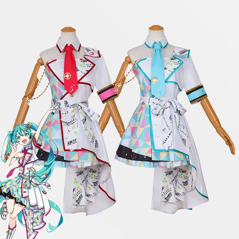 

World Plan Color Stage Costume Hatsune Miku Baishixing Halloween Animation Exhibition cosplay