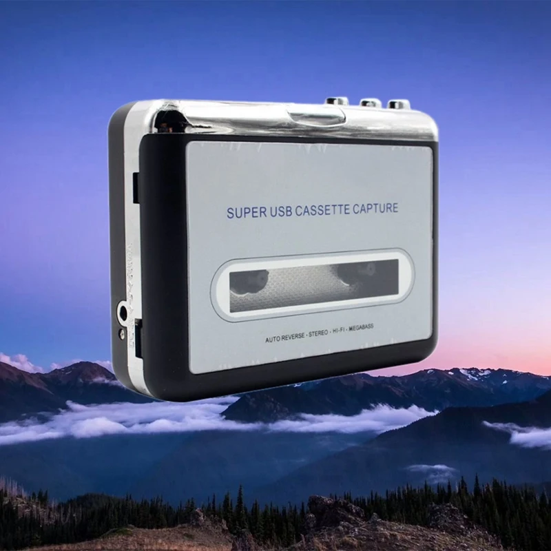 Cassette Player Portable USB Cassette To MP3 Converter Walkman Audio Music Cassette With Earphones