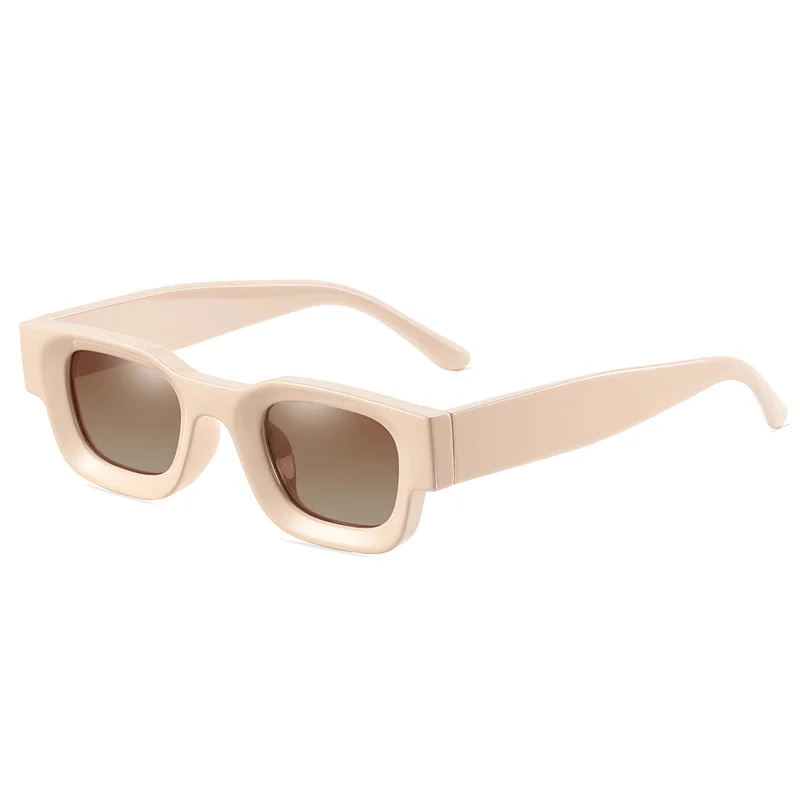 Kleine Platz Polarisierte Sonnenbrille Frauen Männer Hip Hop Vintage Punk Sonnenbrille Luxus Marke Design Shades Anti Blau Licht Brillen – Detail 9