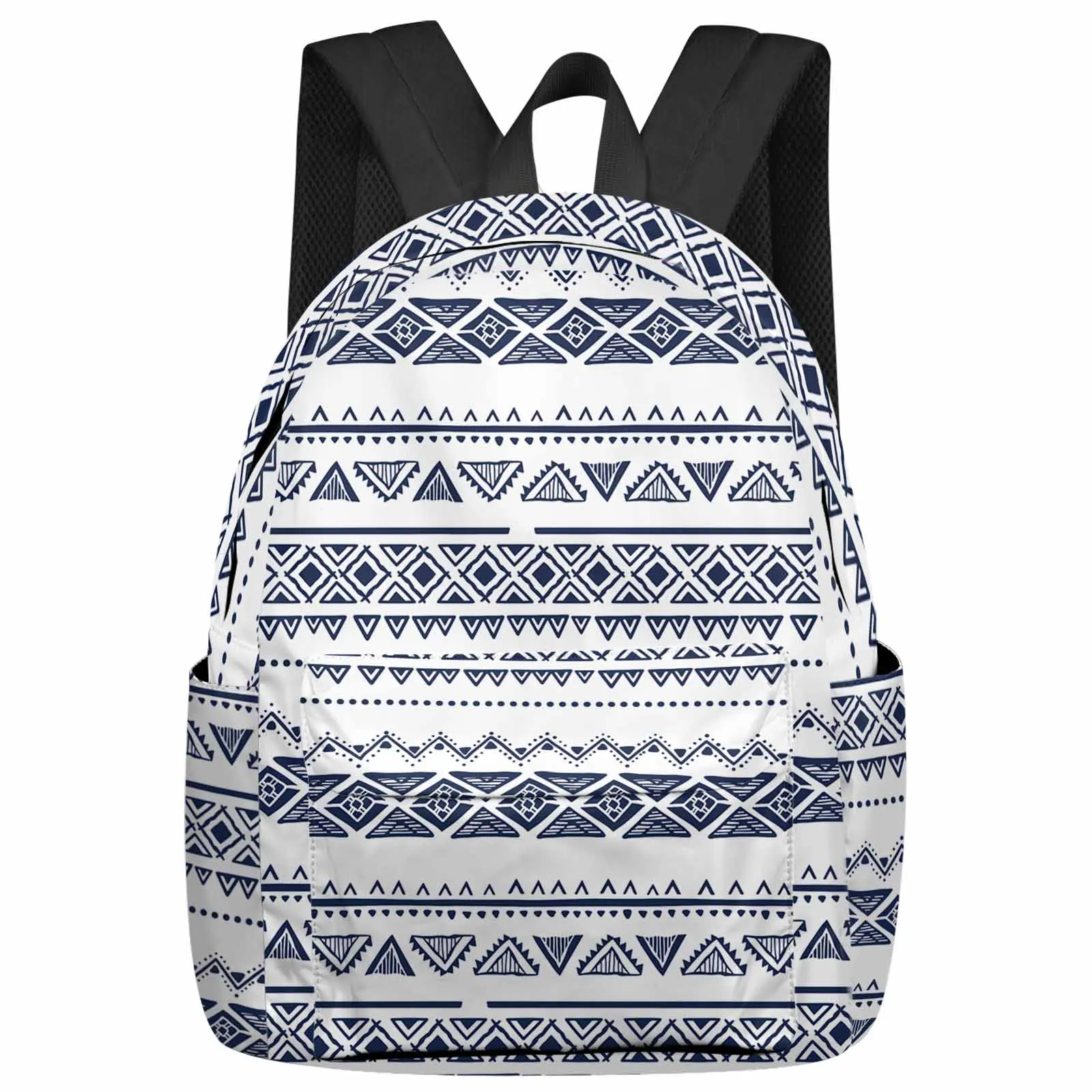 

Retro Elements With Lines Large Capacity Backpack Men Laptop Bags High School Teen College Girl Student Mochila