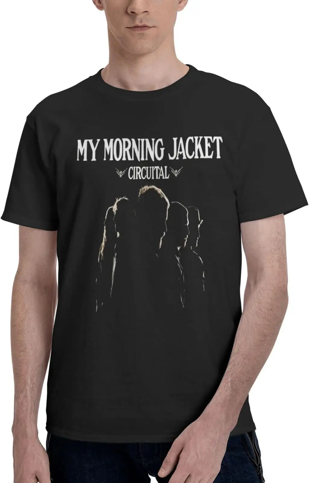 

My American Morning Rock Jacket Band T Shirt Men Short Sleeve Tees High Quality 100%Cotton Short Sleeve