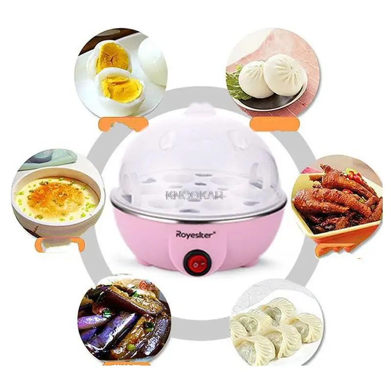 التدفئة السريعة وعاء طبخ البيض الكهربائي 7 البيض قدرة المرجل باخرة عموم المحمولة أدوات المطبخ الطبخ أواني تجهيزات المطابخ الاتحاد الأوروبي الولايات المتحدة