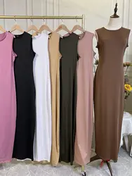 Ramadan Kaftan Abaya dubaj turcja Islam Pakistan długa suknia islamska Abayas dla kobiet Kaftan szata Longue Femme Musulmane Vestido