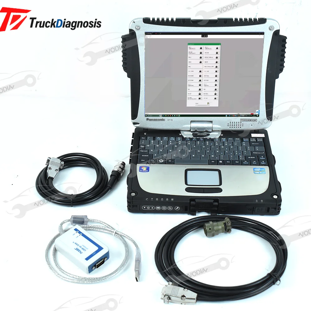 

Ноутбук cf19 с комплектом DIAGNOSTIC KIT (USB-CAN) MTU Diasys 2.72 MEDC ADEC Full Kit