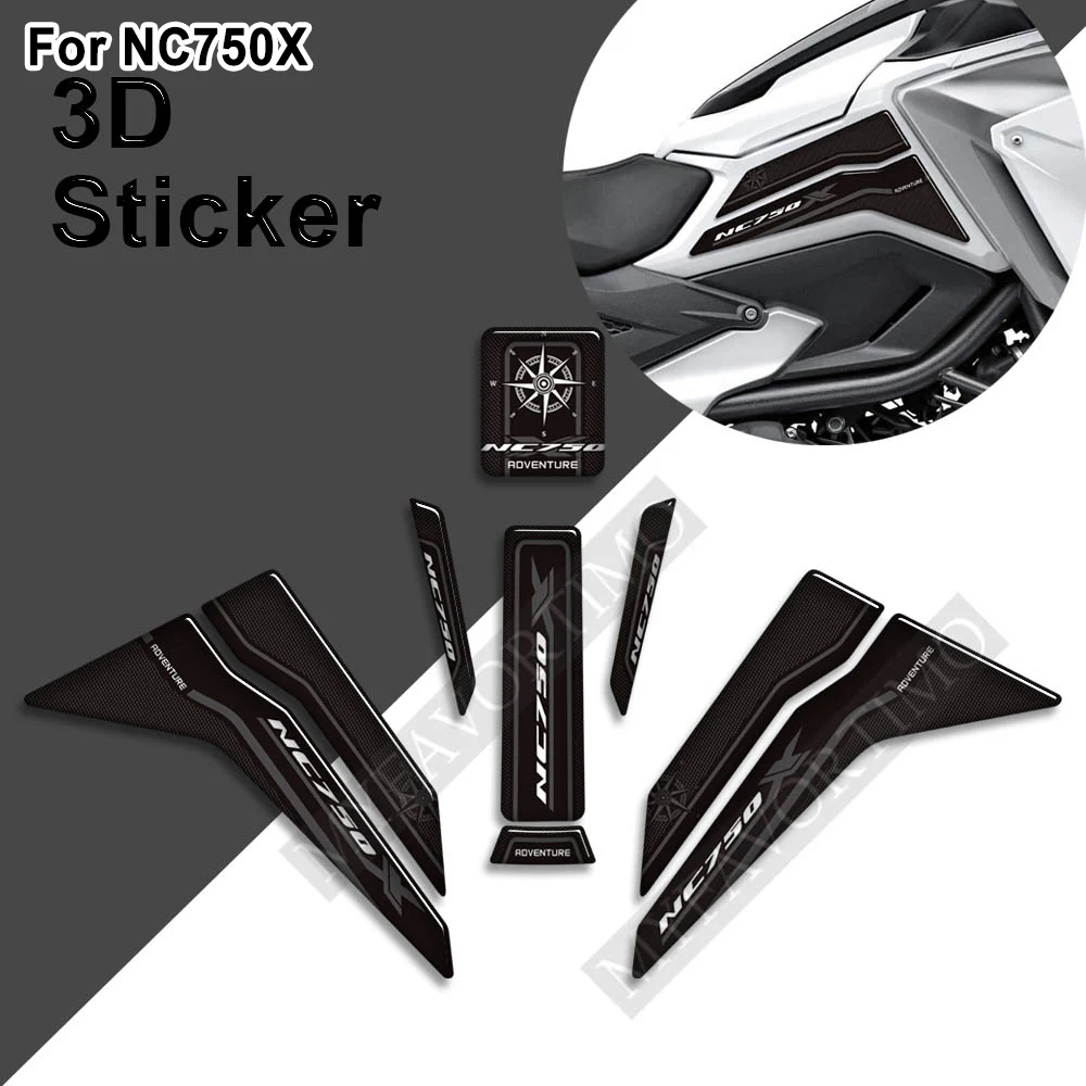 

Motorcycle Tank Pad Stickers Decals For Honda NC 750 X NC750X Protection TankPad Fuel Oil Kit Knee 2021 2022