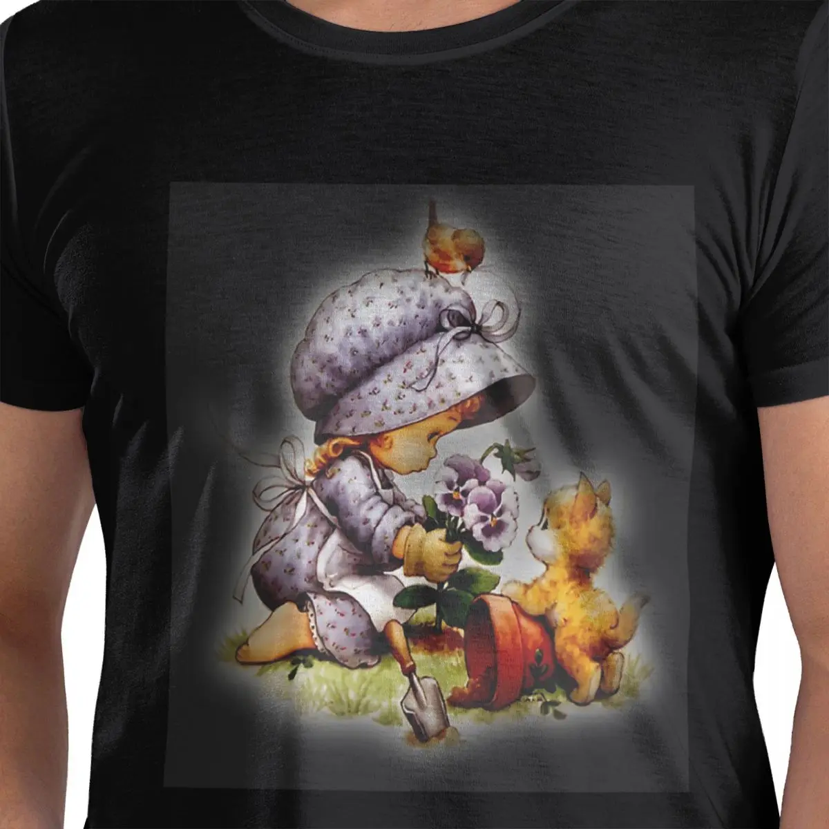 

Kawaii Sarah Kay 100% Cotton T-Shirt Men's Fashion T Shirts Men Round Neck Short Sleeve S-6XL