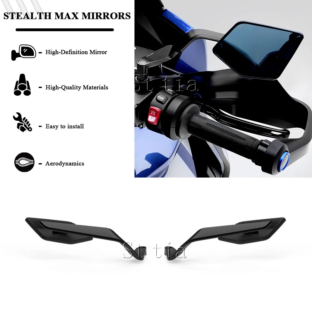 

GSX 8S GSX8S 2023 2024 2025 Новые алюминиевые аксессуары для мотоциклов с ЧПУ, боковые зеркала, зеркало заднего вида, подходит для SUZUKI GSX ​ -8S