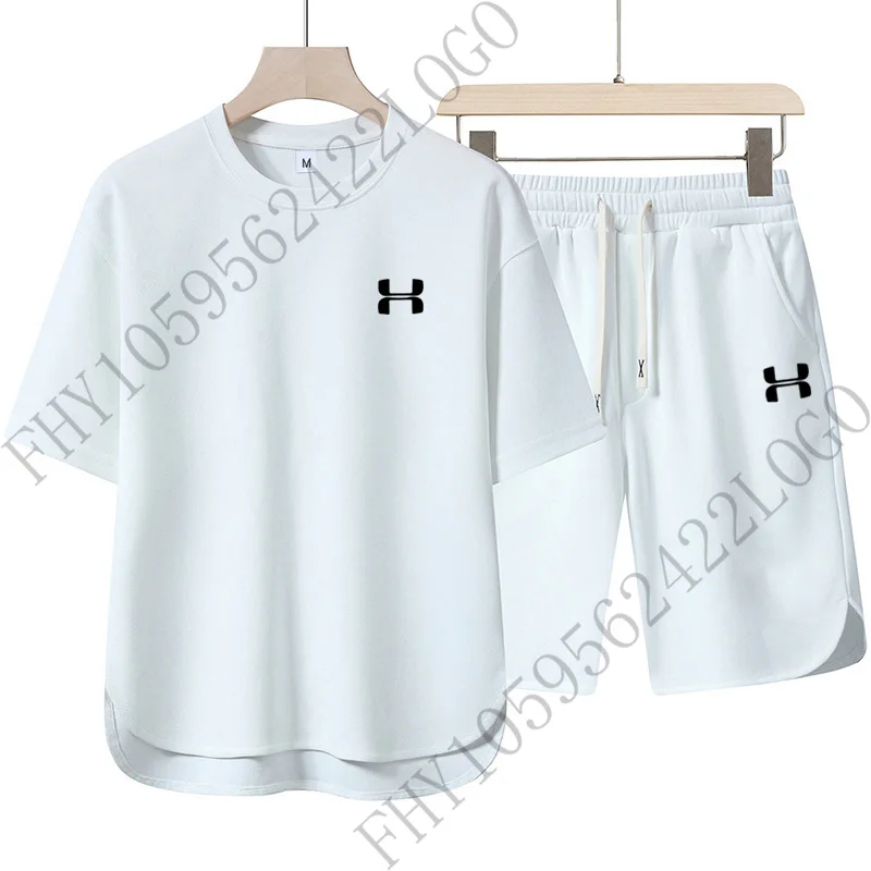 

Men's summer fitness short-sleeved T-shirt - Men's daily sports outfit - Available in various sizes and colors