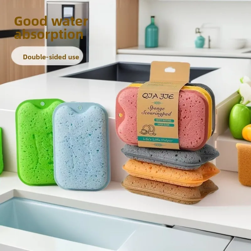 High-density foam dishwashing sponge, multi-porous cleaning cloth, kitchen dishcloth for household use