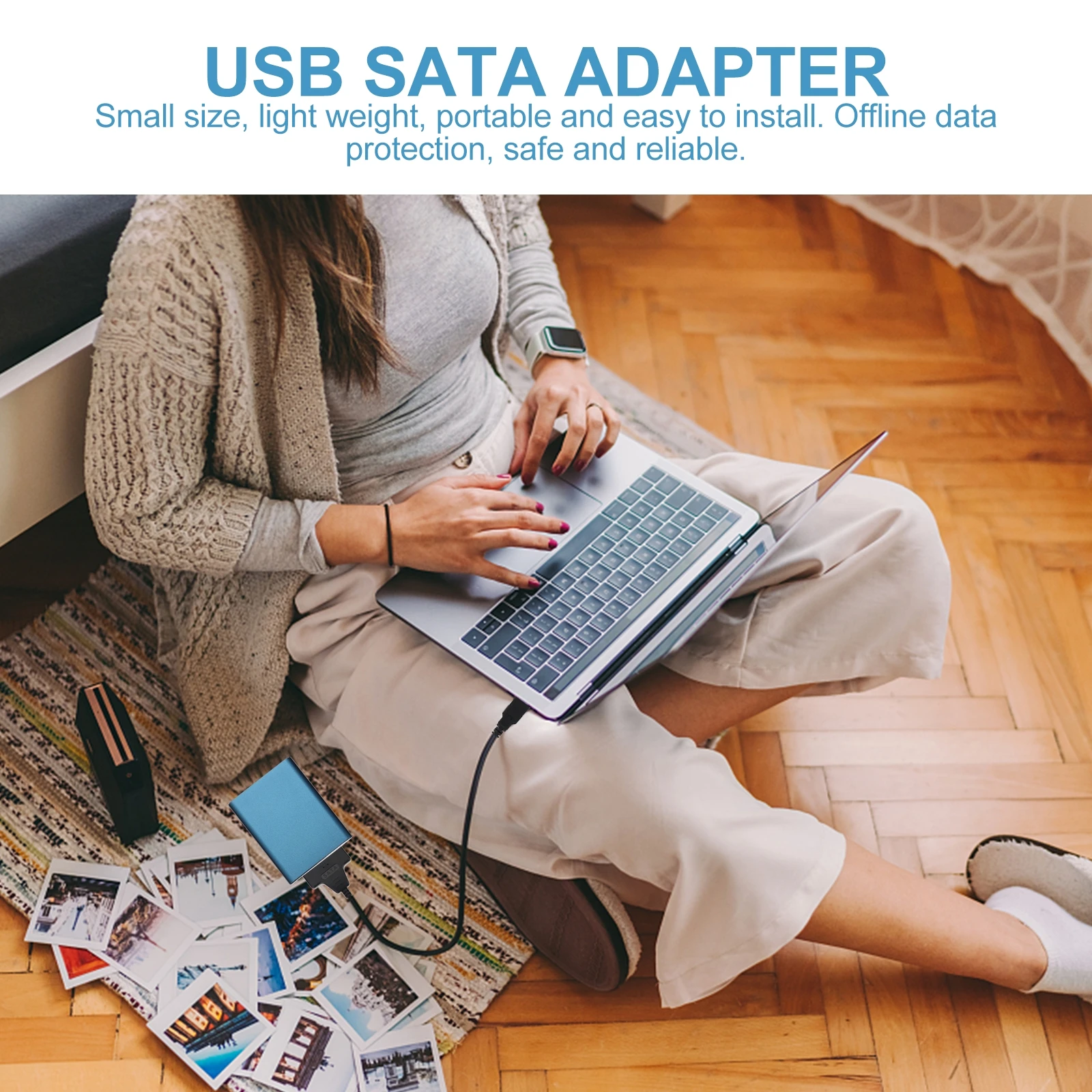 

Usb 3.0 To Adapter Cable 22 Pin External Hard Drive Converter For 2.5 Inch Ssd 500Mbps High Speed Data Transfer 20Cm