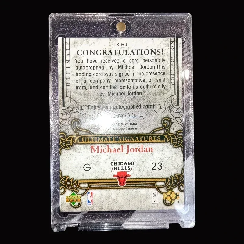 SPORTS Homemade Star Cards DIY Michael Jordan Refractor Cards Card Bricks Collection Holiday Gifts Red Bull Limited signatures