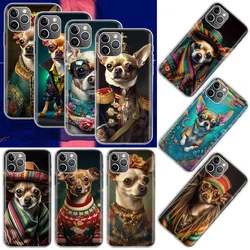 Chihuahua Dog Fashion Phone Case For Apple Iphone 12 Mini 14 13 15 Pro Max 11 X XS XR 16 Plus Cover Shell Coque